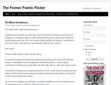 Tablet Screenshot of franticflicker.com